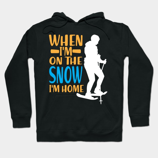 Snowshoe Hiking Hoodie by maxcode